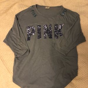 Victorias Secret Three-Quarter Length Sleeve Tee